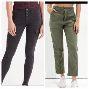 American Eagle - High Waisted Cargo Pants (Size 4)